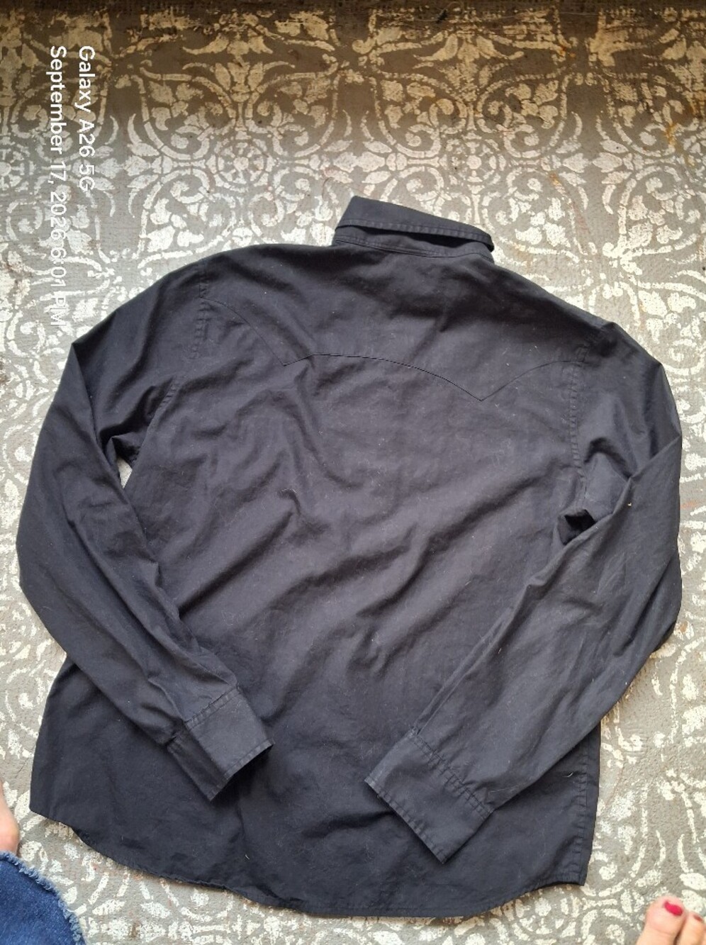 Ralph Lauren Black Button-Down Casual Shirt